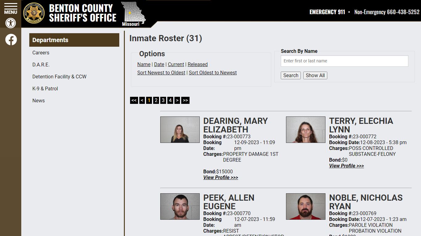 Inmate Roster - Benton County MO Sheriff’s Office